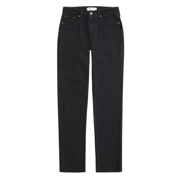 Abercrombie Mid-Rise Curve Love Black Women's Jeans Size 26 Extra Long - Picture 8 of 8